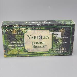 Yardley London Bath Bar Luxury Soap Discontinued Jasmine Breeze 3 Pack Sealed